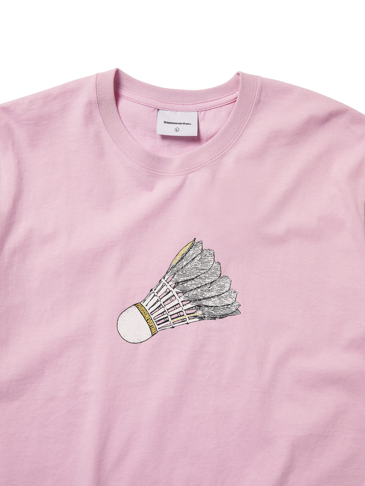 Shuttlecock Tee / THISISNEVERTHAT / PINK