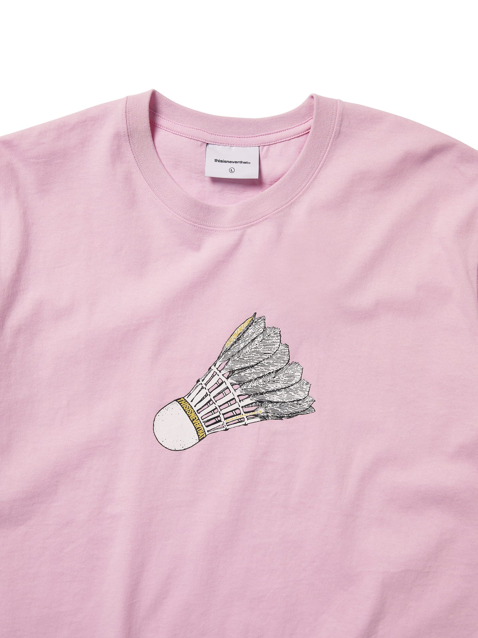 Shuttlecock Tee / THISISNEVERTHAT / PINK