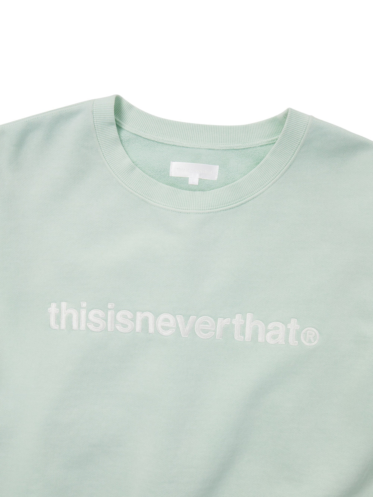 T-Logo Crewneck / thisisneverthat / cloud