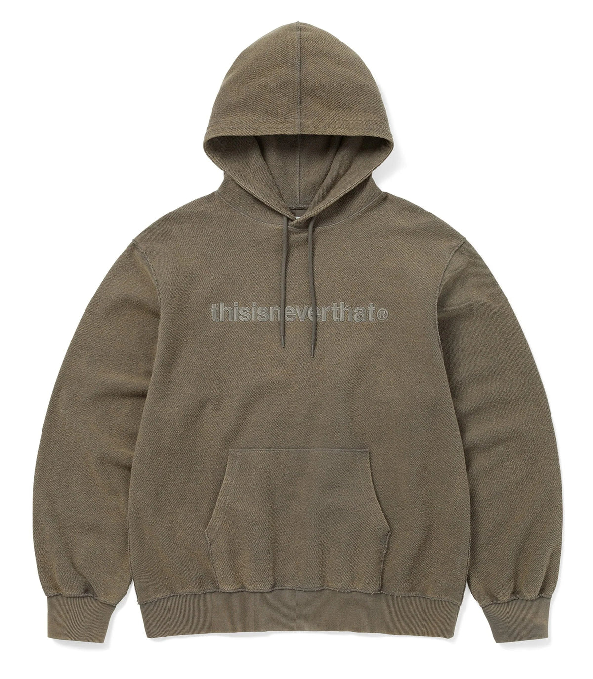 T-Logo Hoodie / thisisneverthat / dark mocha