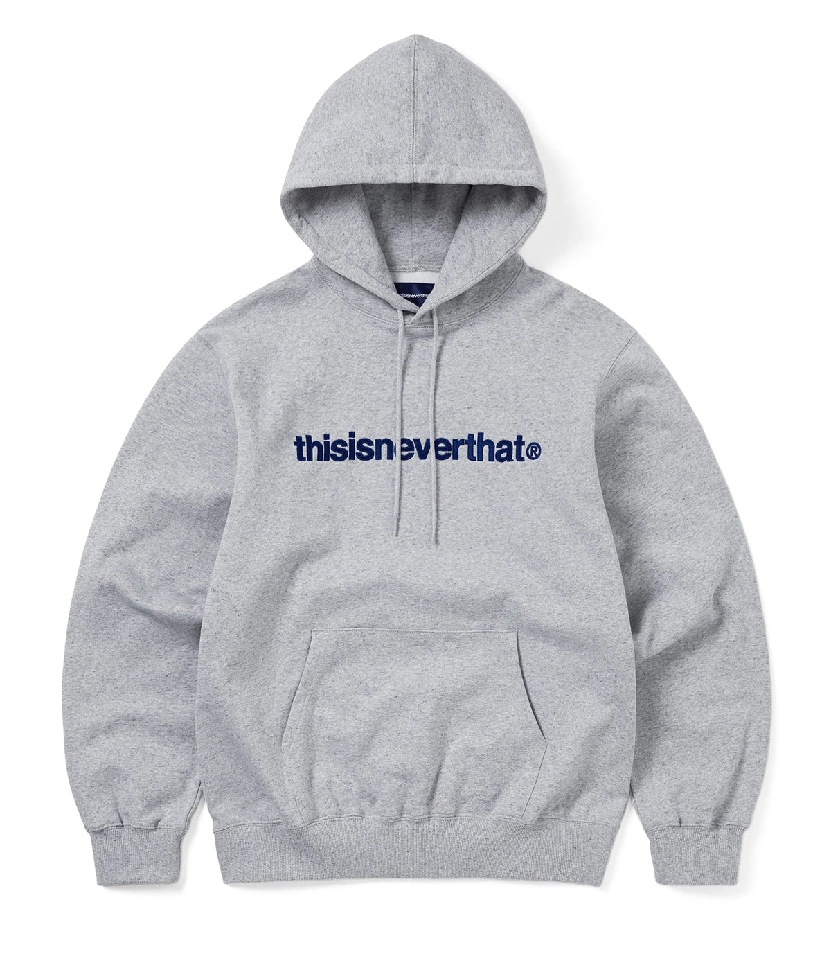 T-Logo Hoodie Heather Grey / THISISNEVERTHAT