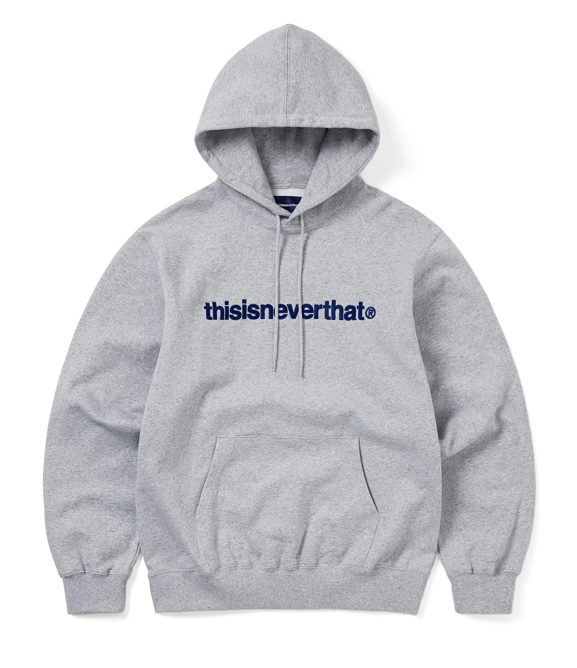 T-Logo Hoodie Heather Grey / THISISNEVERTHAT