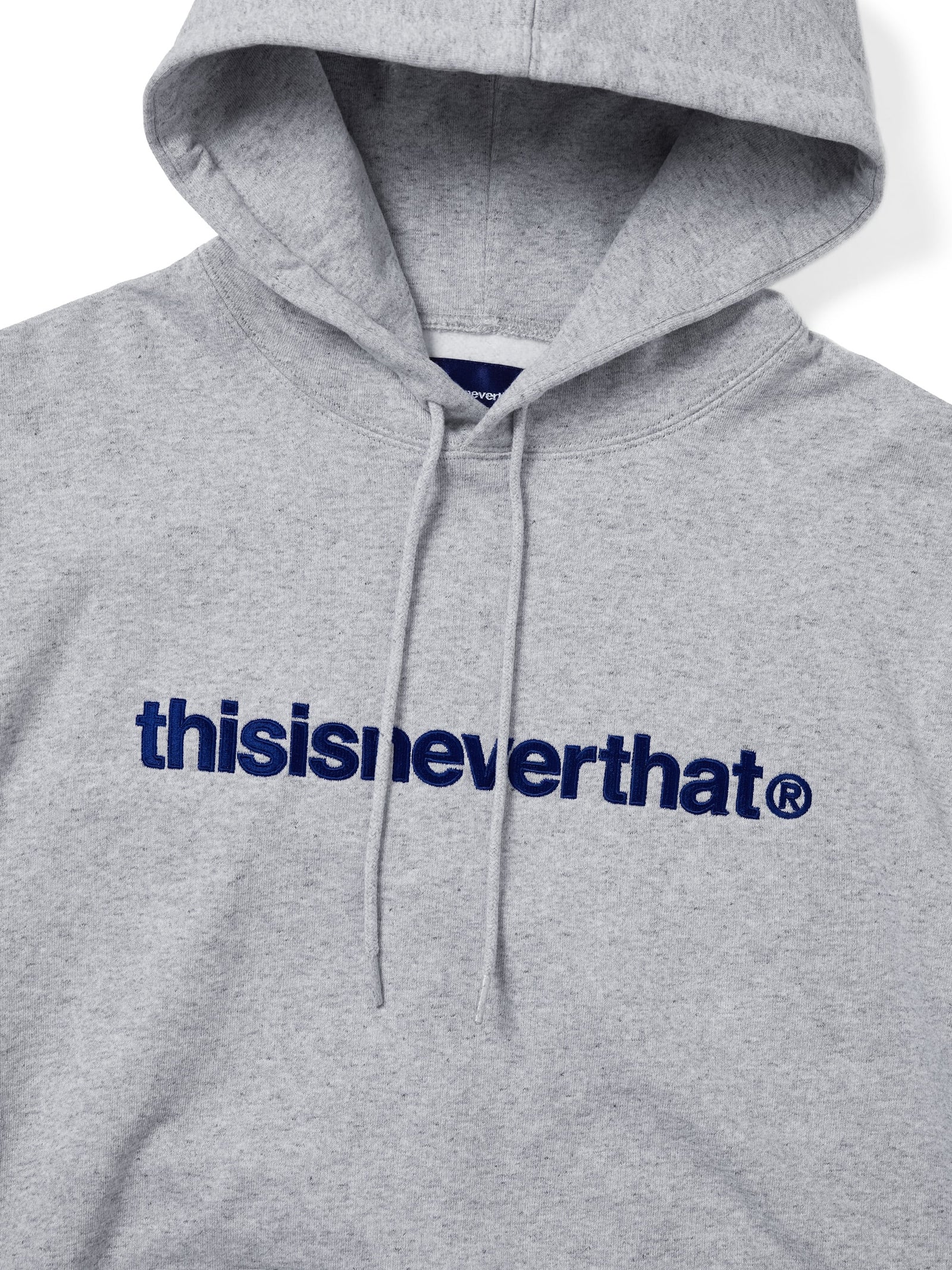 T-Logo Hoodie Heather Grey / THISISNEVERTHAT