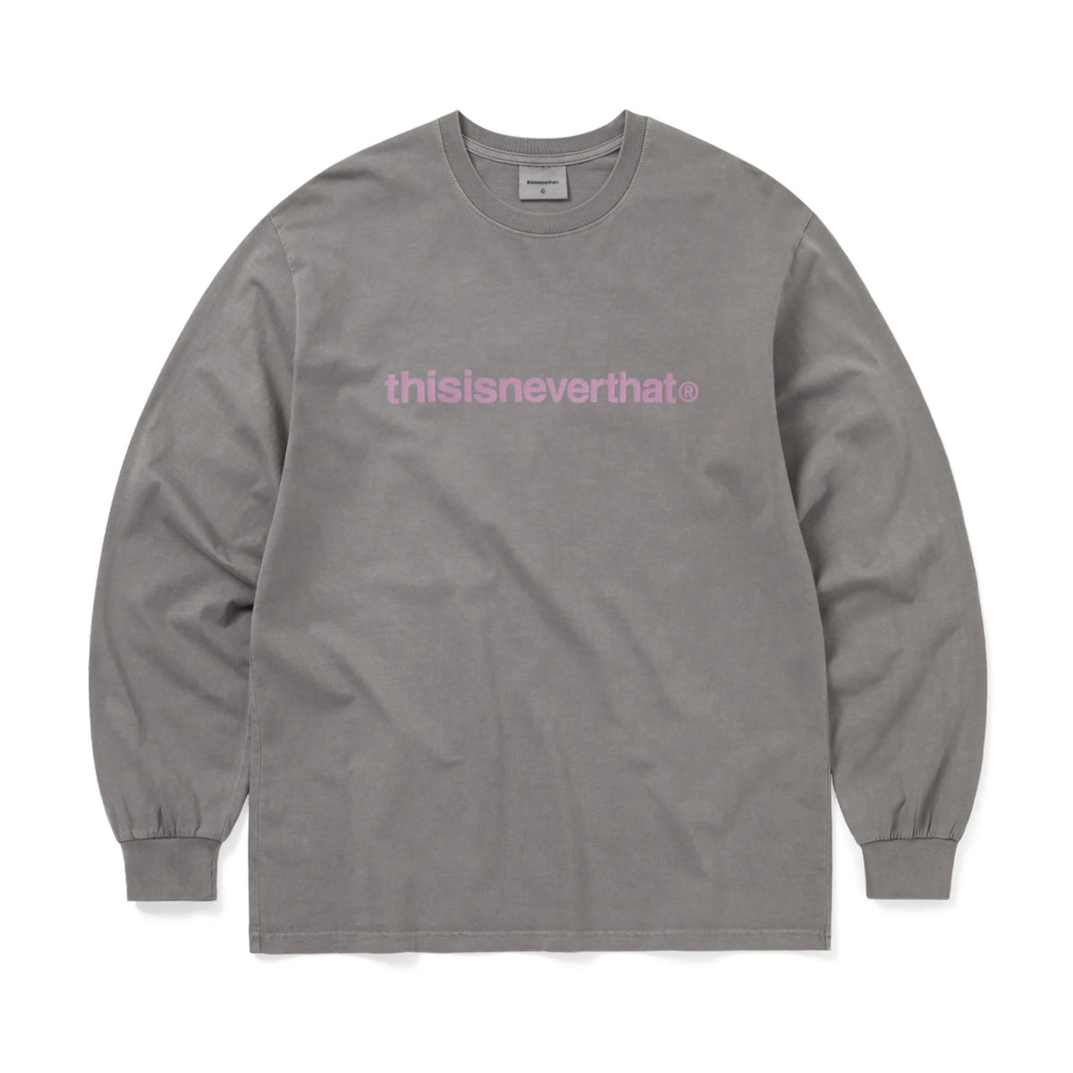 T-Logo L/S Tee / THISISNEVERTHAT / DARK GREY