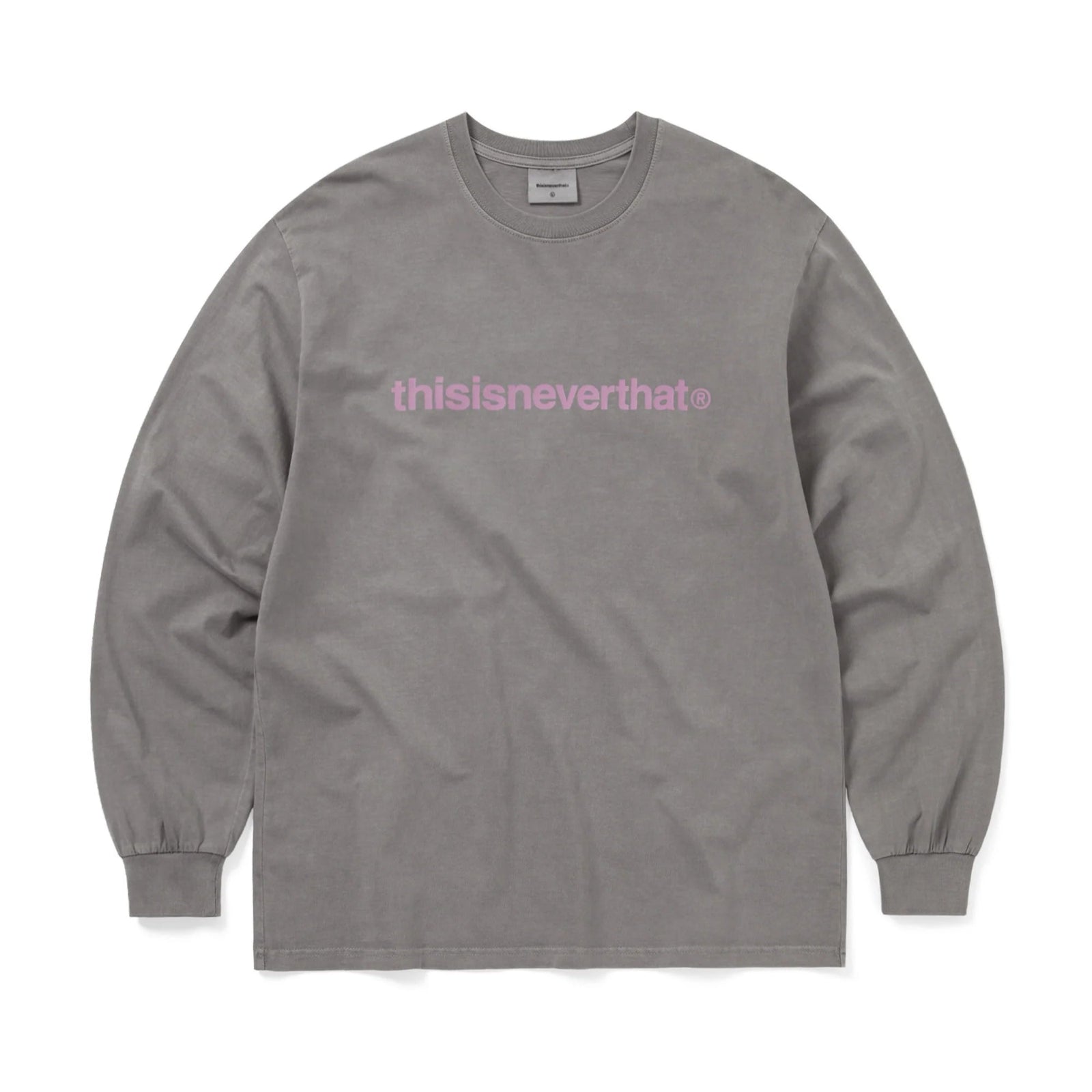 T-Logo L/S Tee / THISISNEVERTHAT / DARK GREY