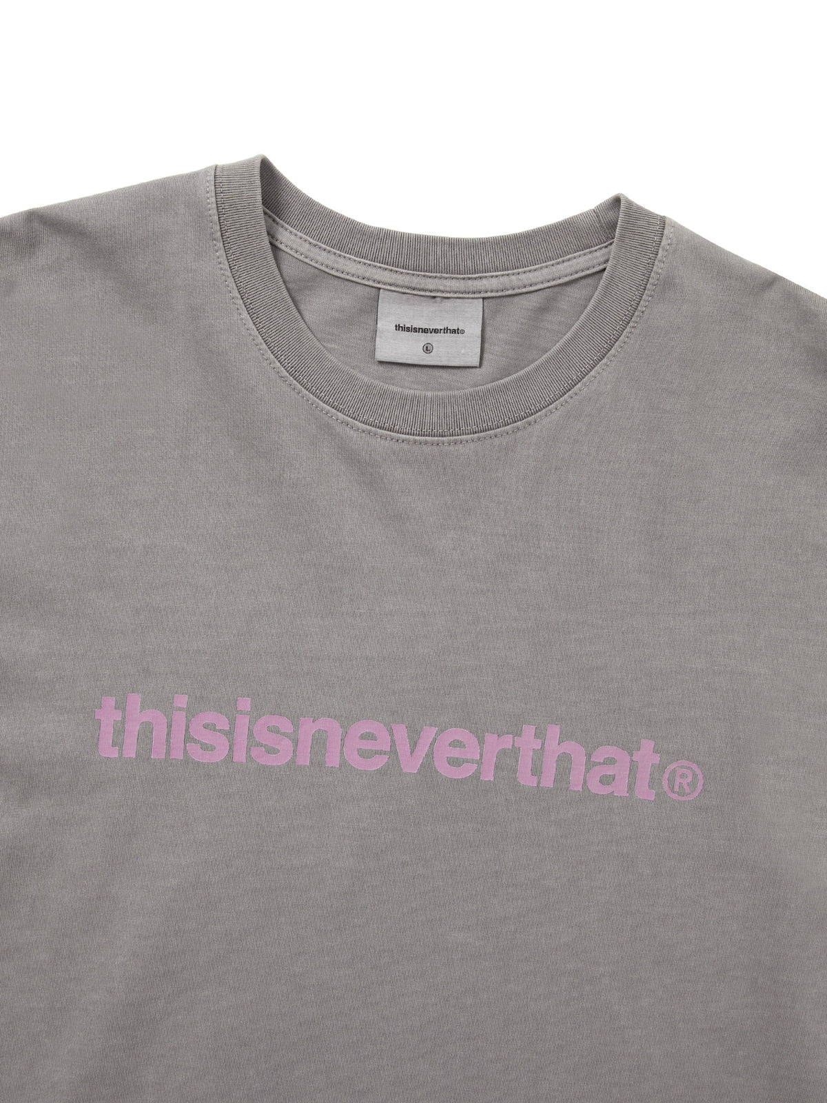 T-Logo L/S Tee / THISISNEVERTHAT / DARK GREY