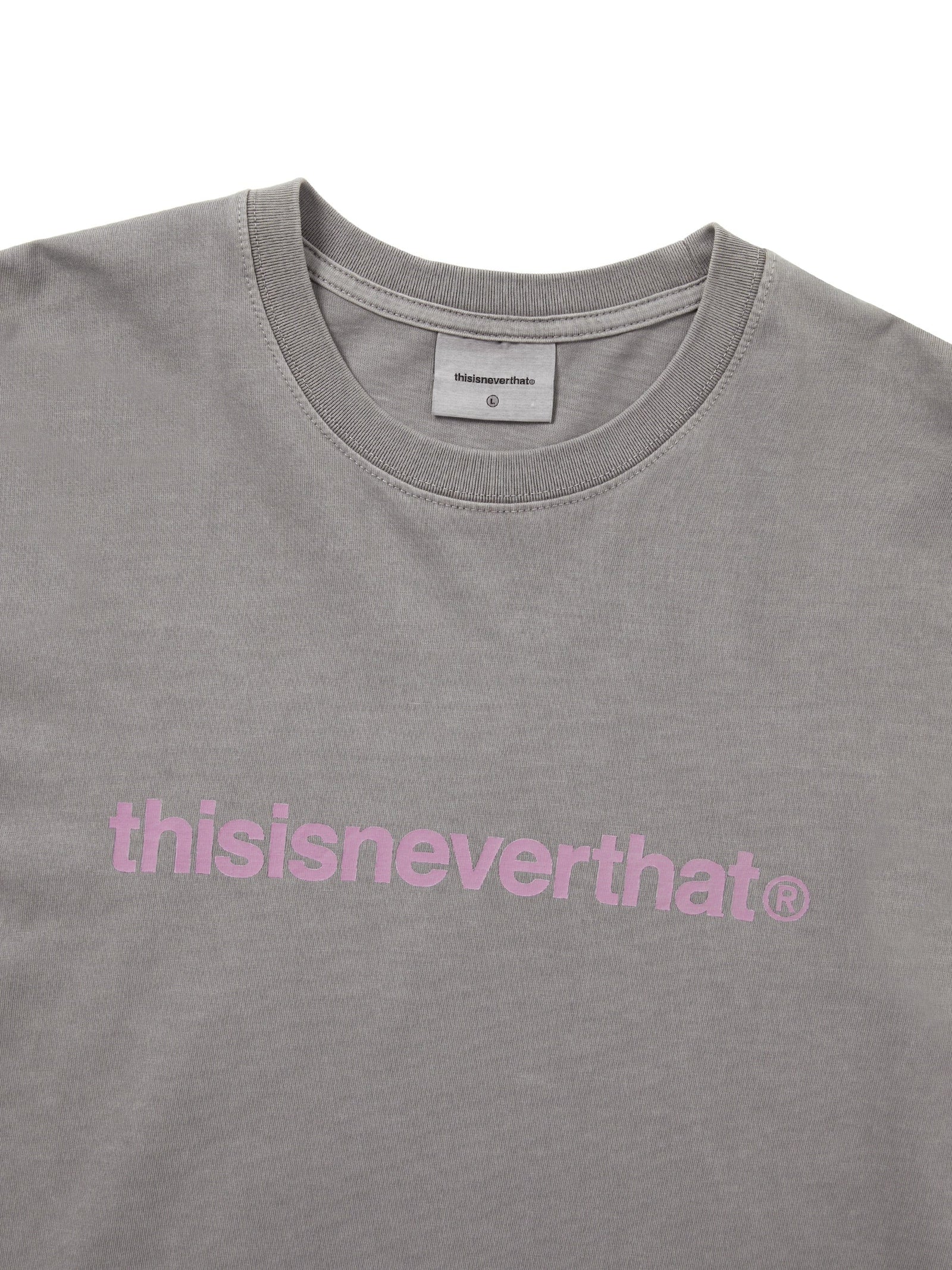 T-Logo L/S Tee / THISISNEVERTHAT / DARK GREY
