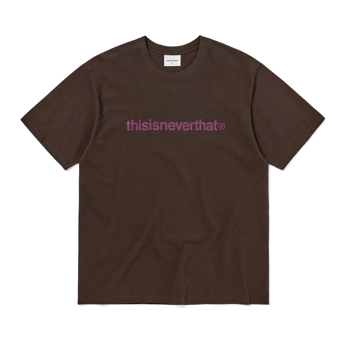 T-Logo Tee Dark Chocolate / thisisneverthat