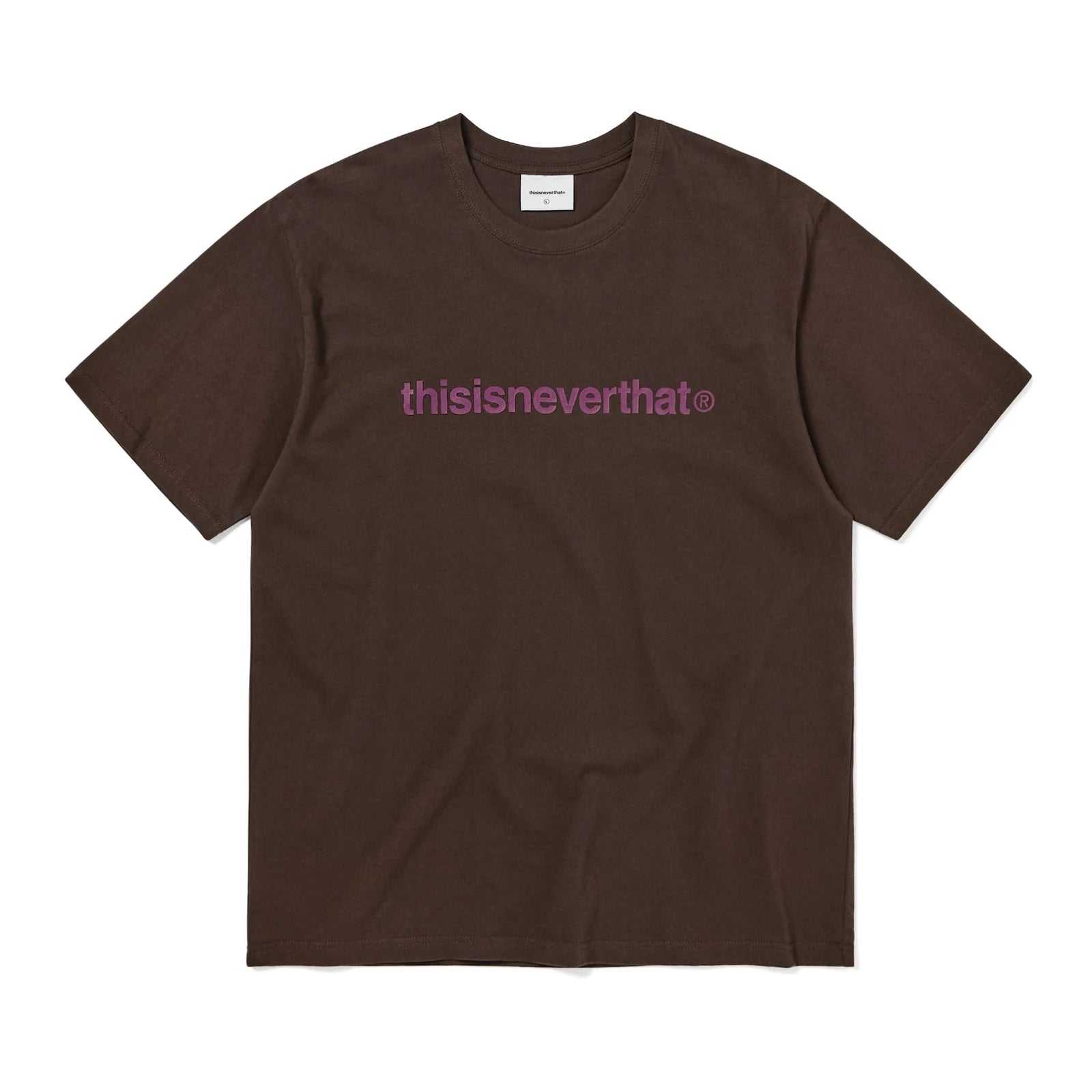 T-Logo Tee Dark Chocolate / thisisneverthat