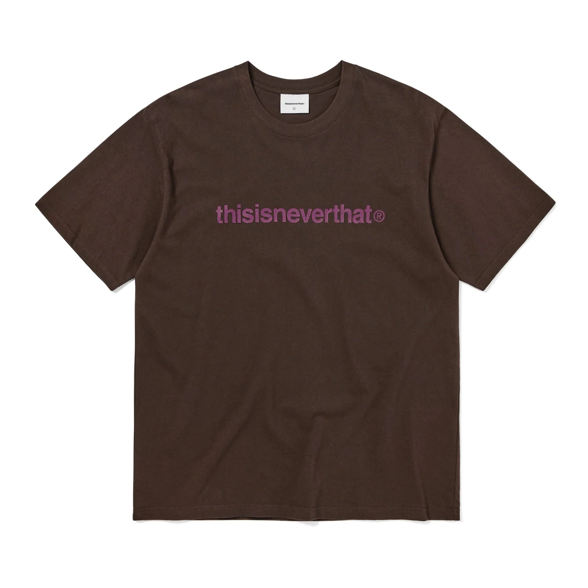 T-Logo Tee Dark Chocolate / thisisneverthat