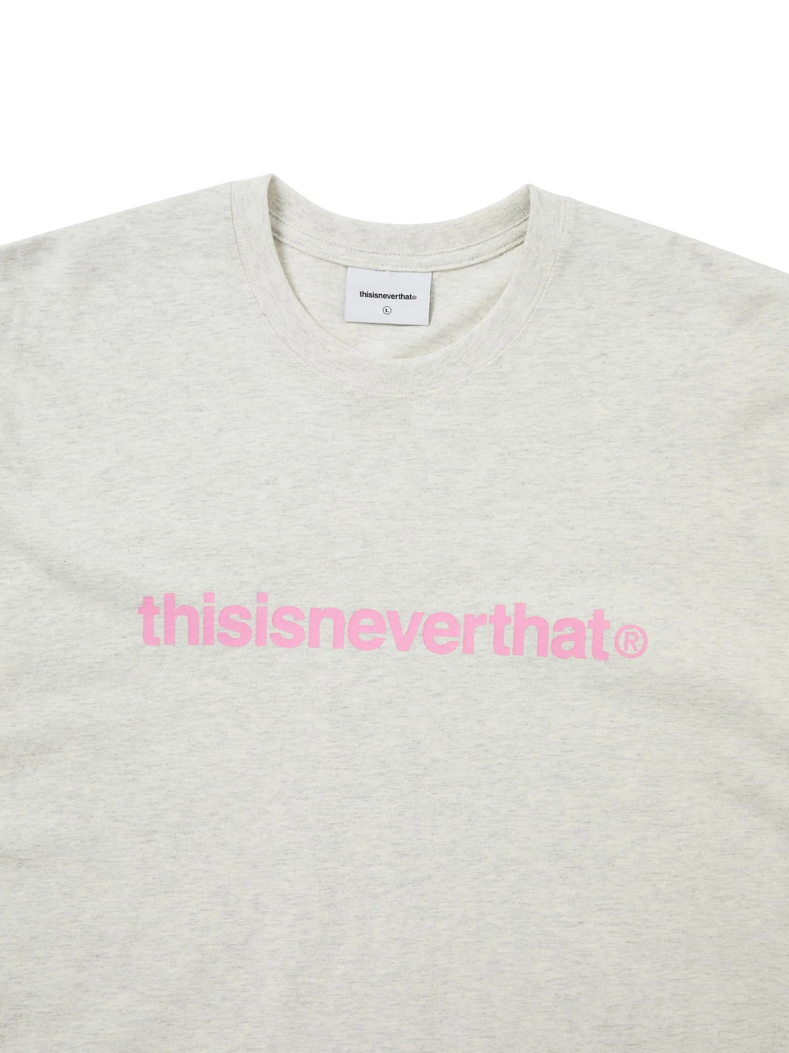 T-Logo Tee Oatmeal / THISISNEVERTHAT