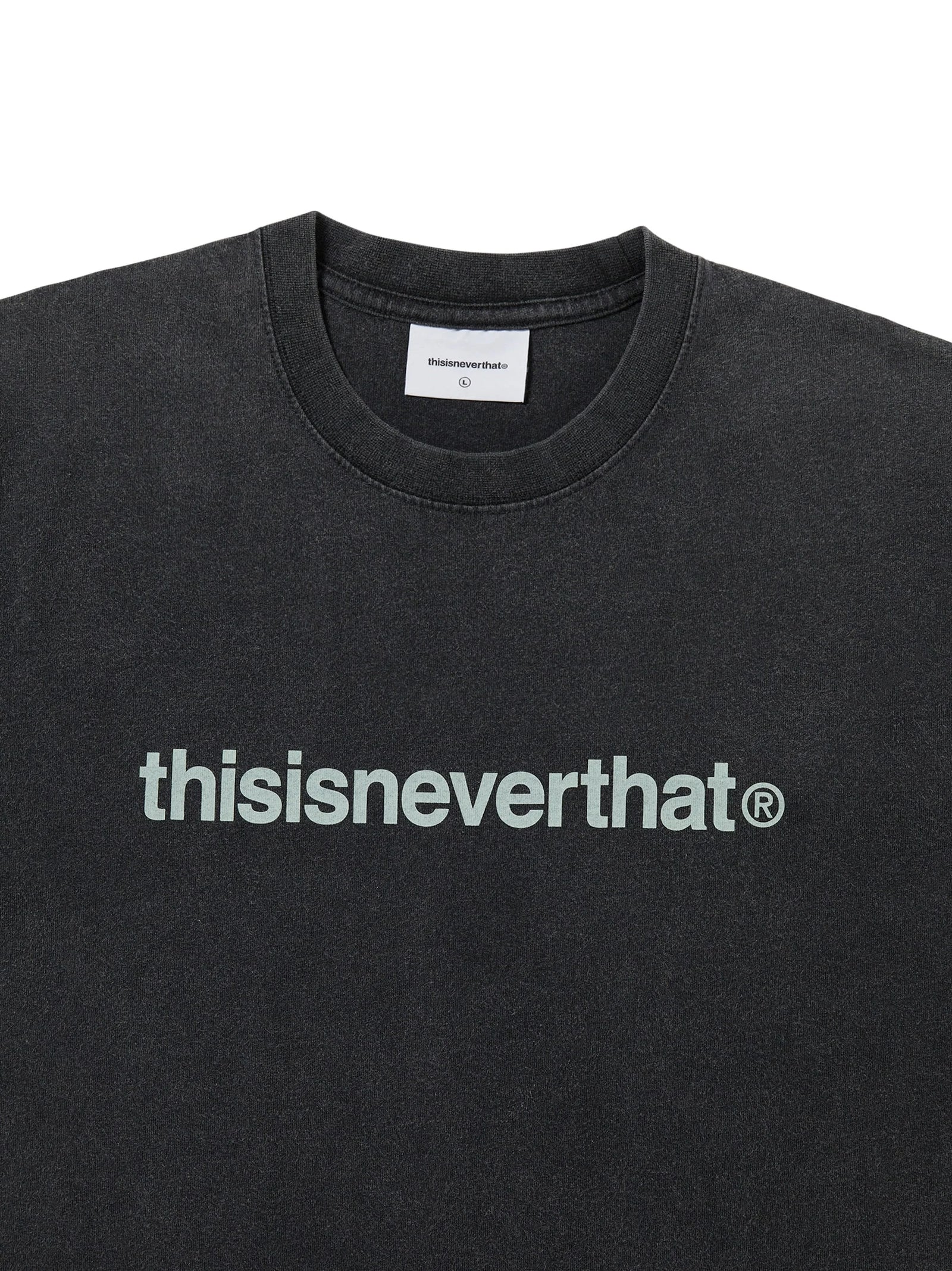T-Logo Tee Washed Black / THISISNEVERTHAT