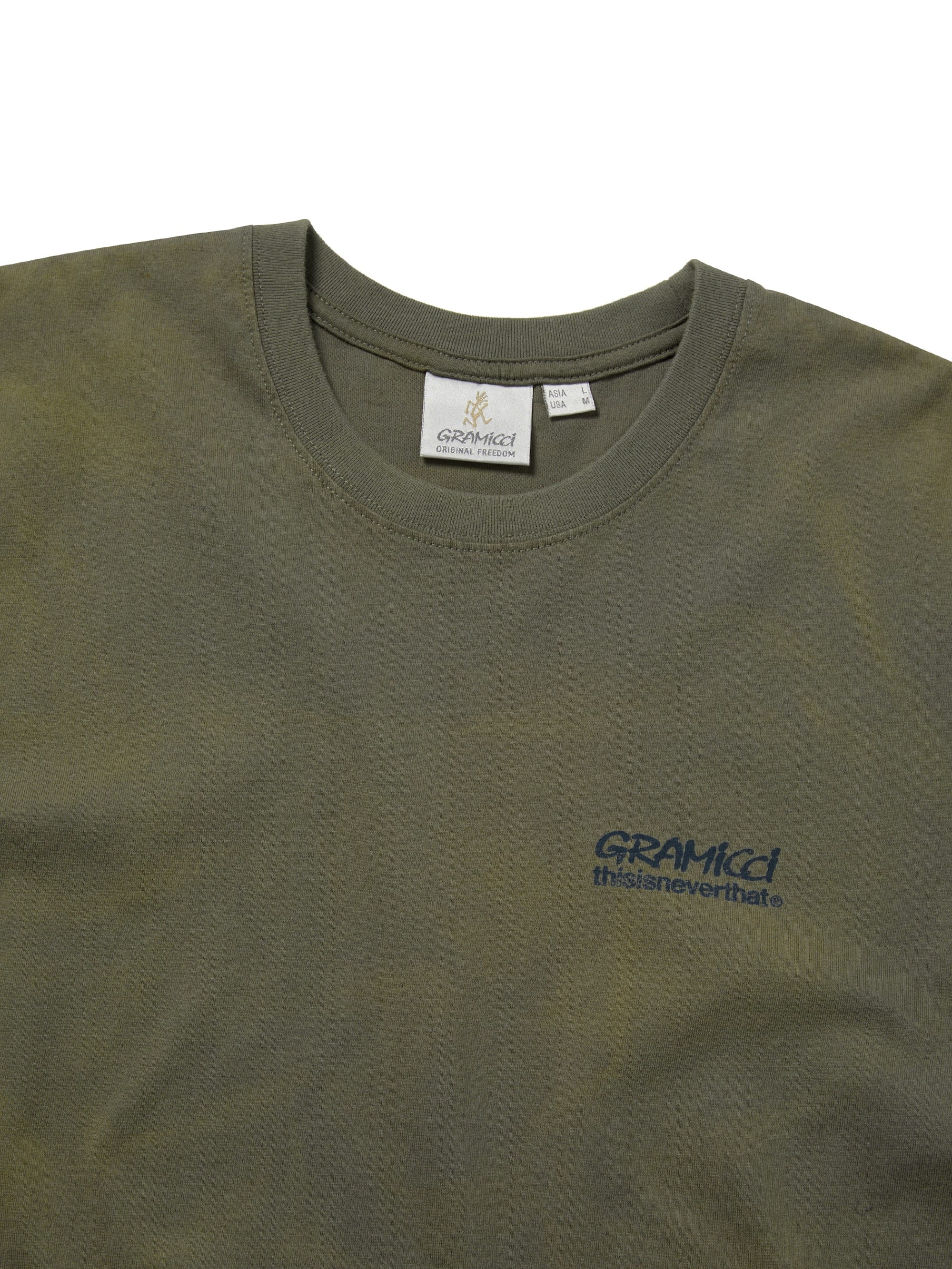 thisisneverthat x  GRAMICCI SUN FADED TEE / DARK OLIVE