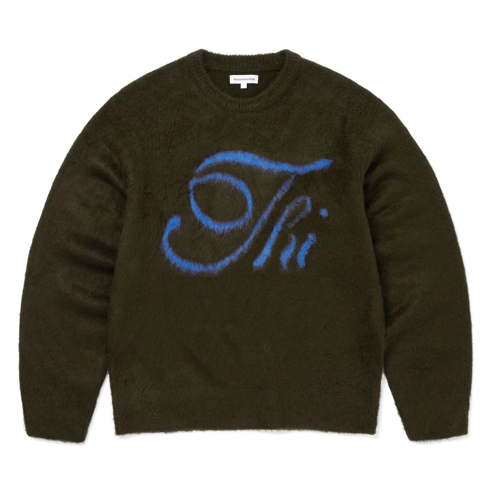 Thi Logo knit Sweater / thisisneverthat / olive