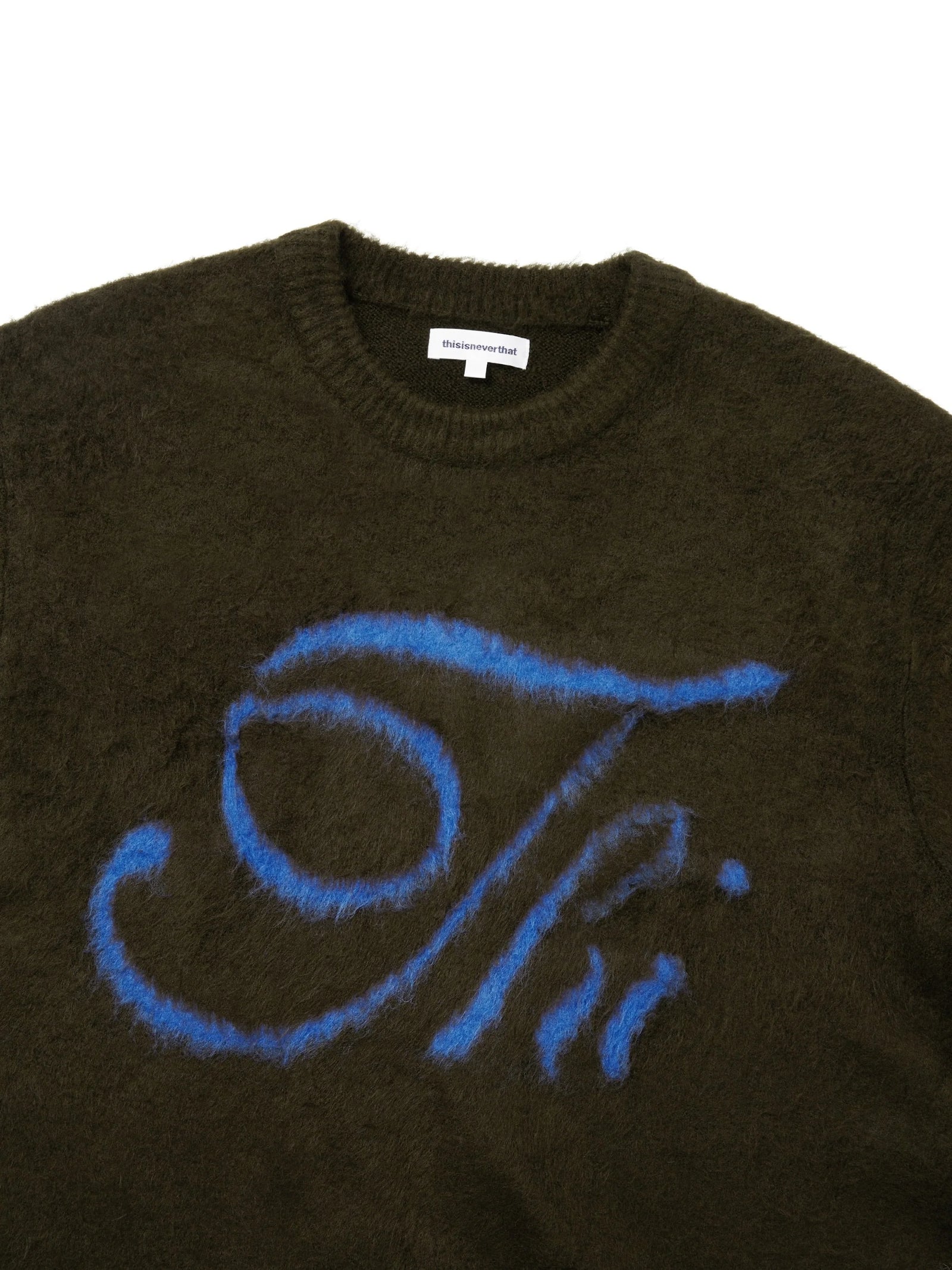 Thi Logo knit Sweater / thisisneverthat / olive