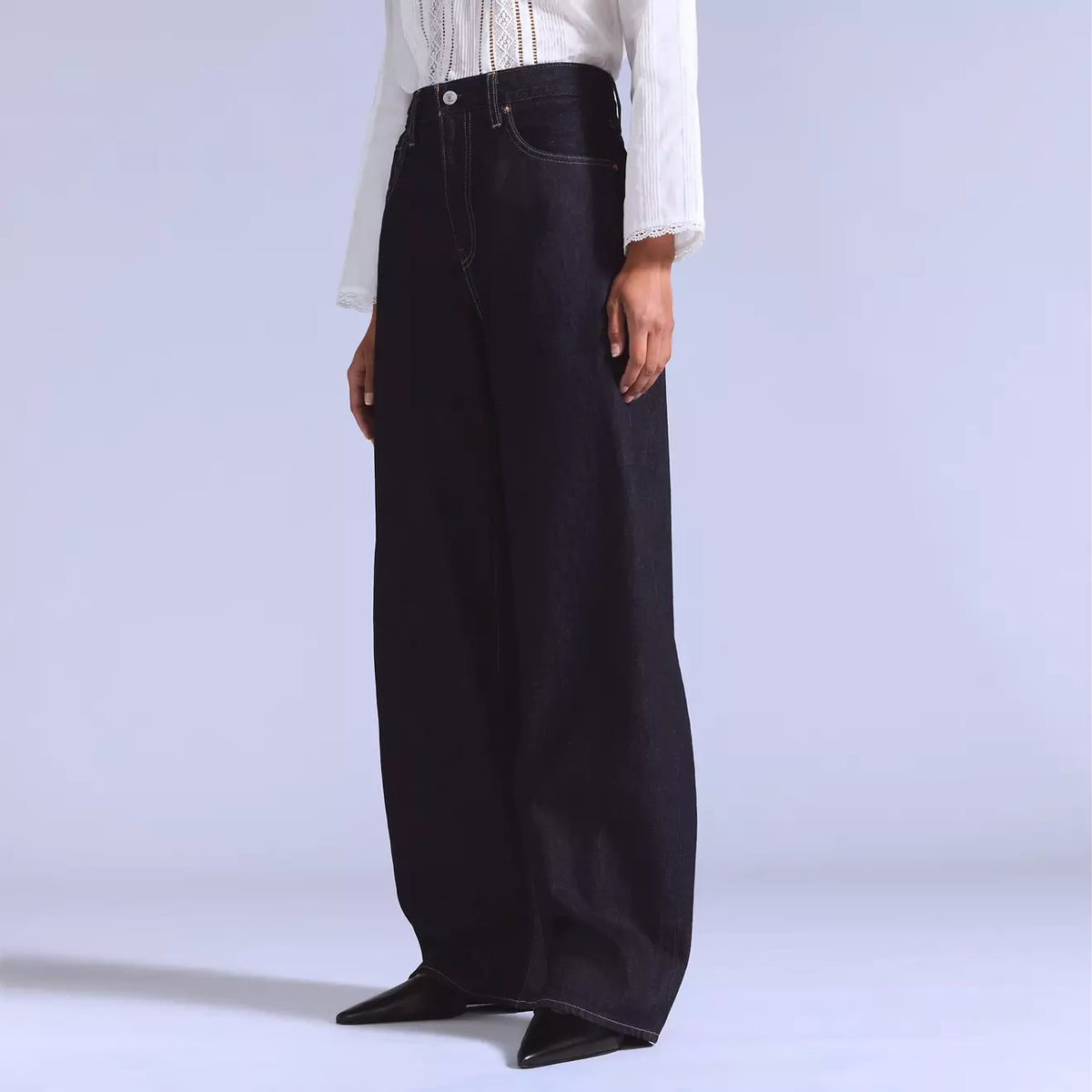 women's Drop Barrel Jeans / Levi's® Blue Tab™ / dark wash
