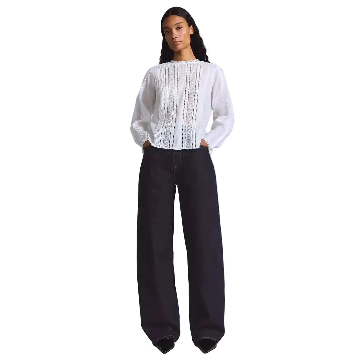 women's Drop Barrel Jeans / Levi's® Blue Tab™ / dark wash