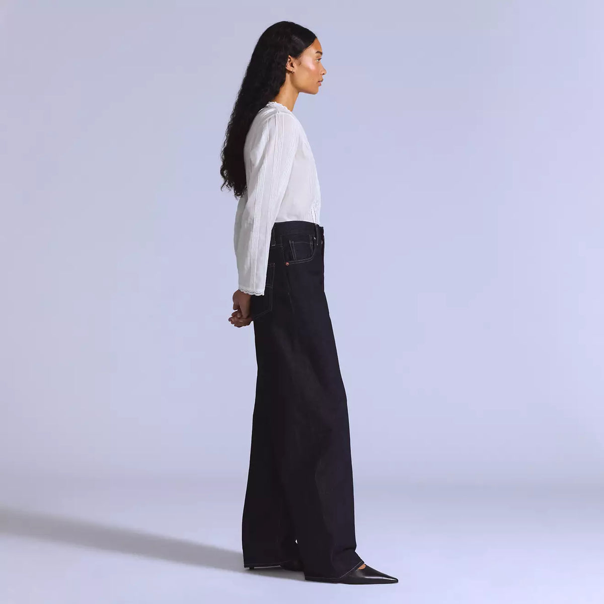 women's Drop Barrel Jeans / Levi's® Blue Tab™ / dark wash