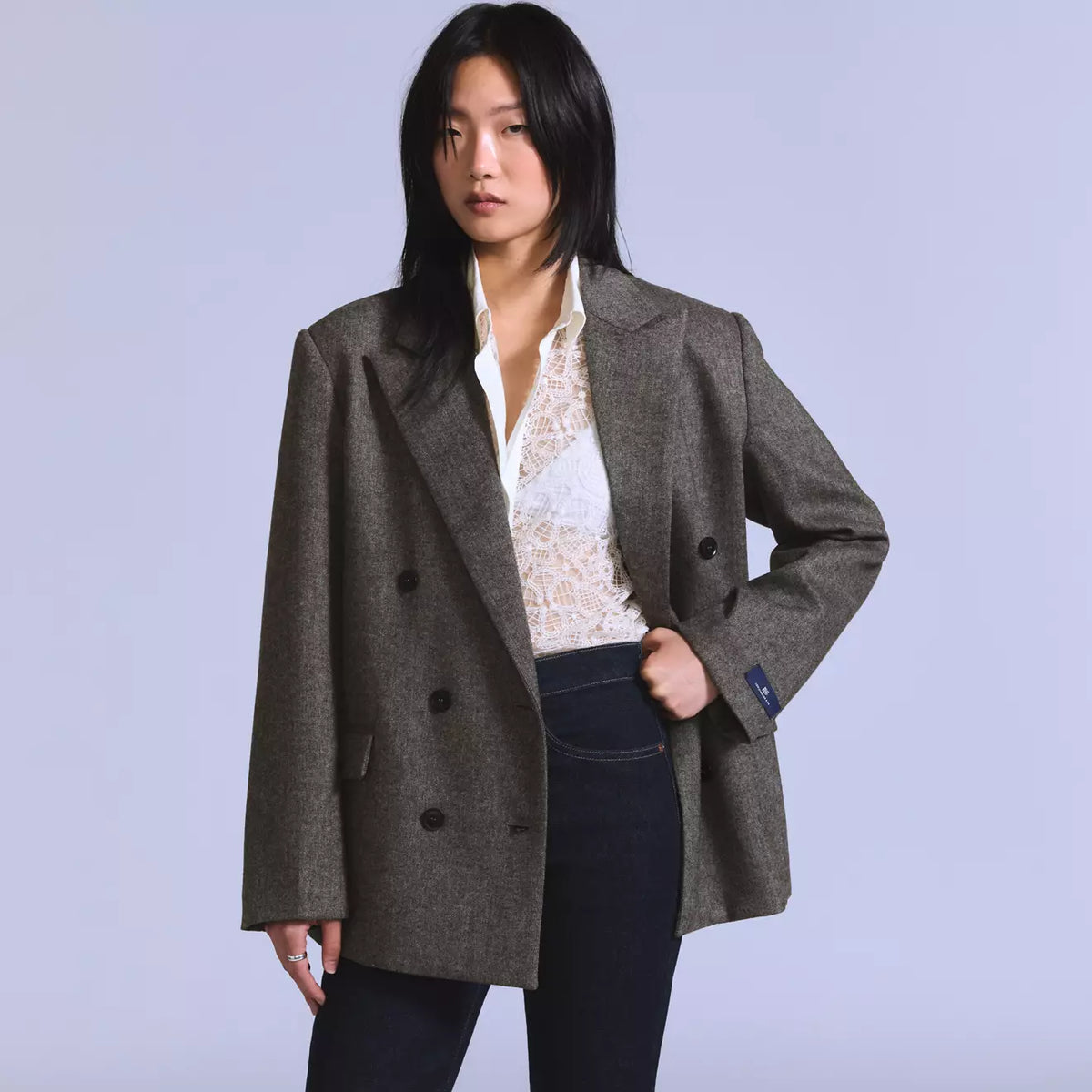 Blazer Levi’s® Blue Tab / Melange Brown And Tan