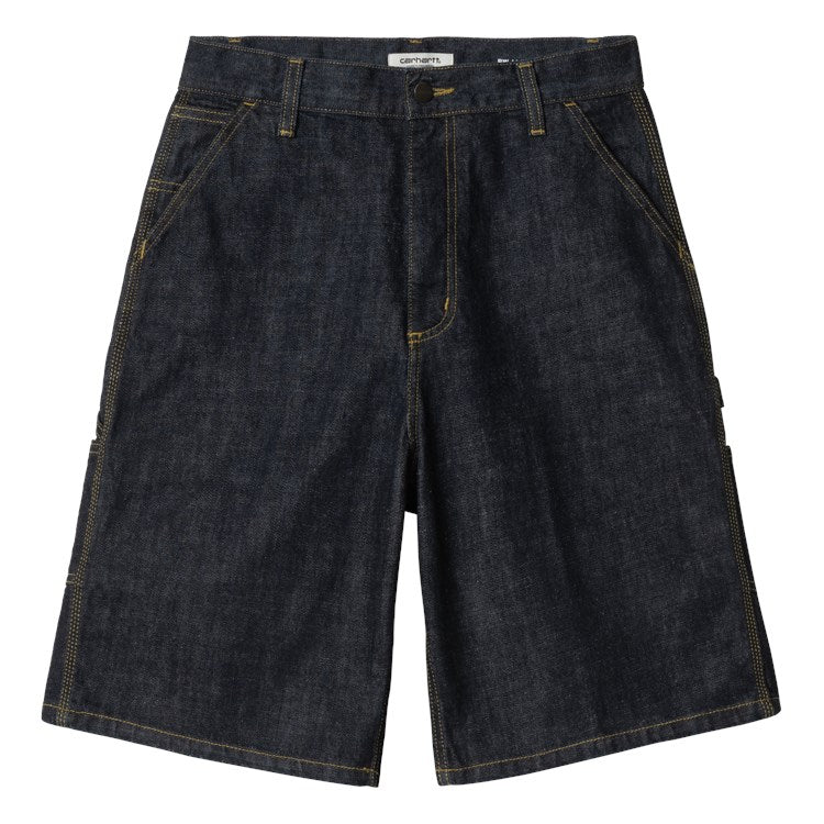 W' Brandon Single Knee Short / carhartt wip / blue rinsed