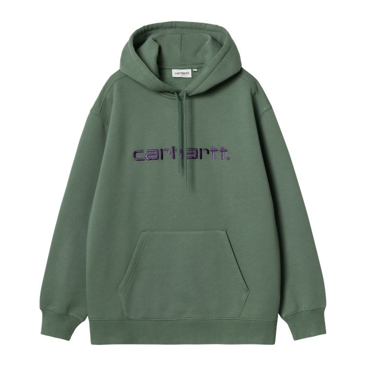 W' Hooded Carhartt Sweatshirt / carhartt wip / duck green