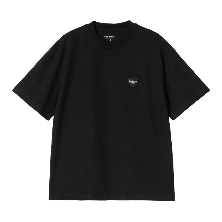 W' S/S Heart Patch T-Shirt / carhartt wip / black