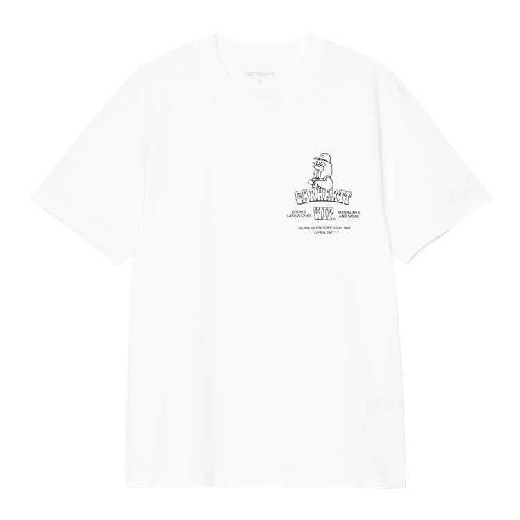 W&#39; S/S Sandwich T-Shirt  / carhartt wip / white