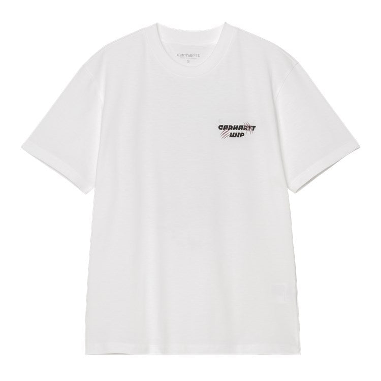 W' S/S Wiptopia T-Shirt / CARHARTT WIP / WHITE