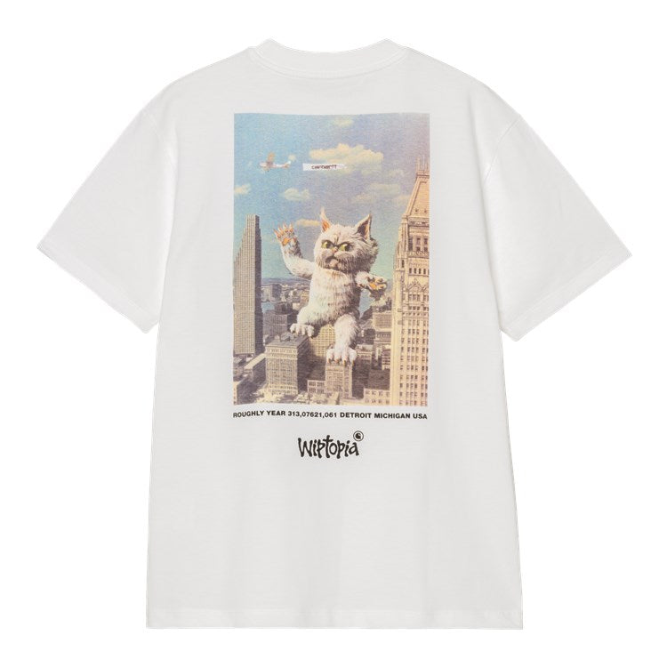 W' S/S Wiptopia T-Shirt / CARHARTT WIP / WHITE