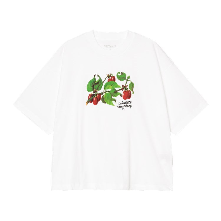 W' S/S Cream Of The Crop T-Shirt / carhartt wip / white
