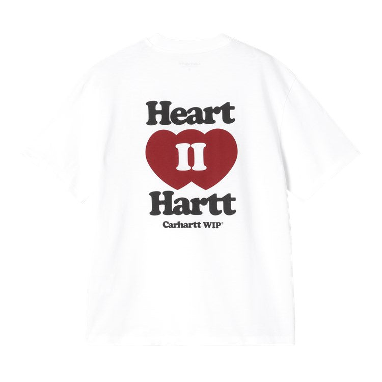 W' S/S Heart II Hartt T-Shirt / carhartt wip / white