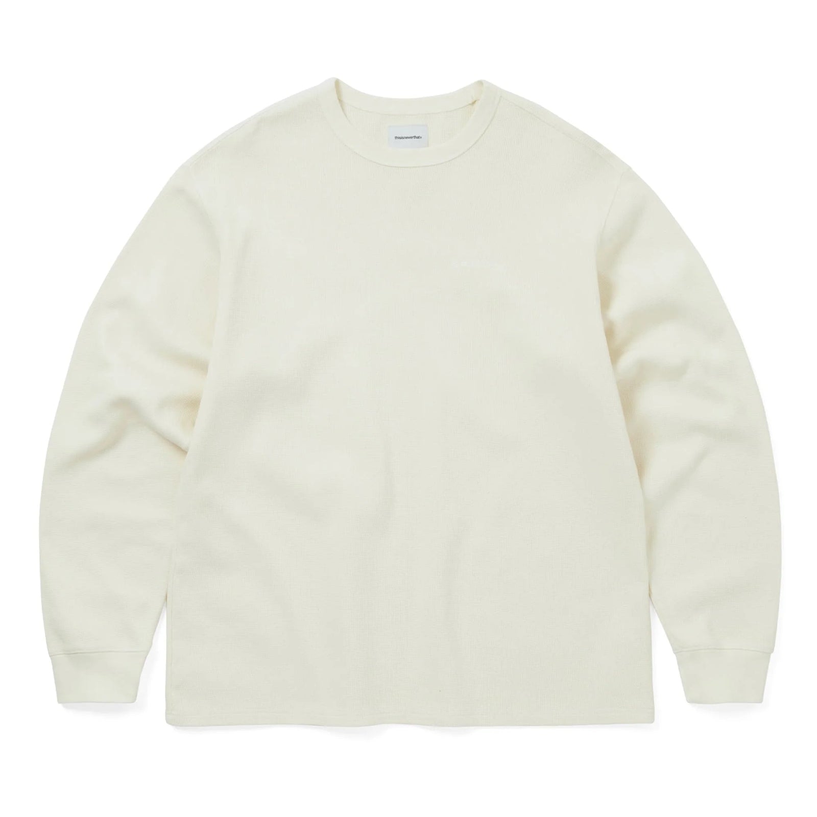 Waffle L/S Tee Ivory / thisisneverthat