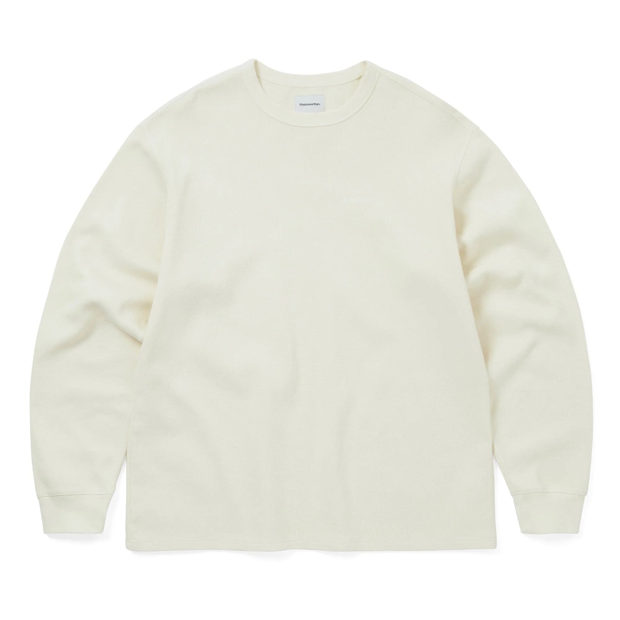 Waffle L/S Tee Ivory / thisisneverthat