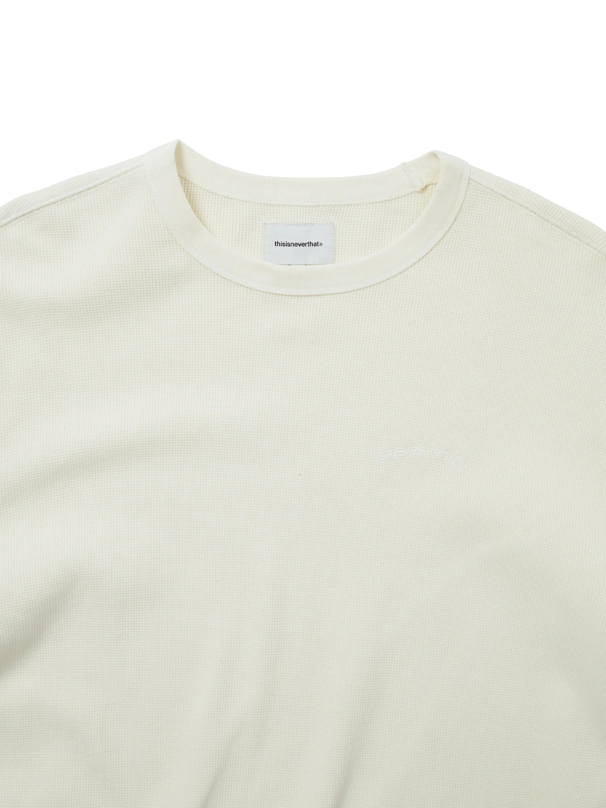 Waffle L/S Tee Ivory / thisisneverthat