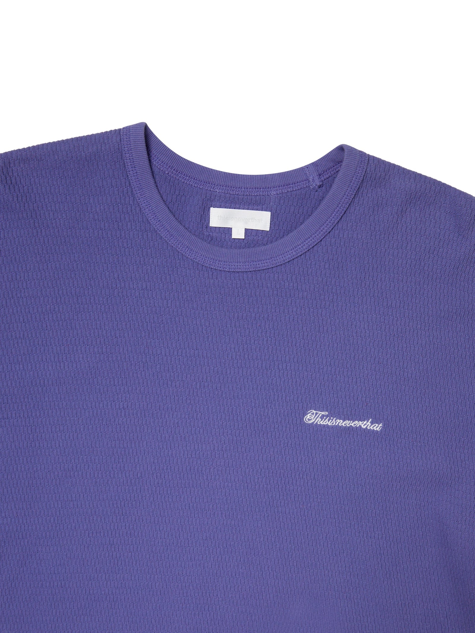 Waffle Tee / thisisneverthat / purple
