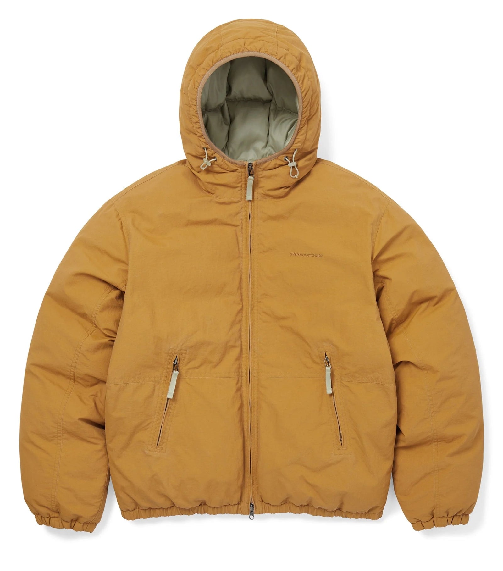 Washed Down Puffer Jacket / THISISNEVERTHAT / ORANGE