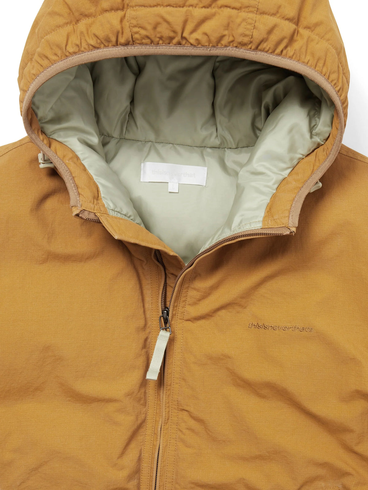 Washed Down Puffer Jacket / THISISNEVERTHAT / ORANGE