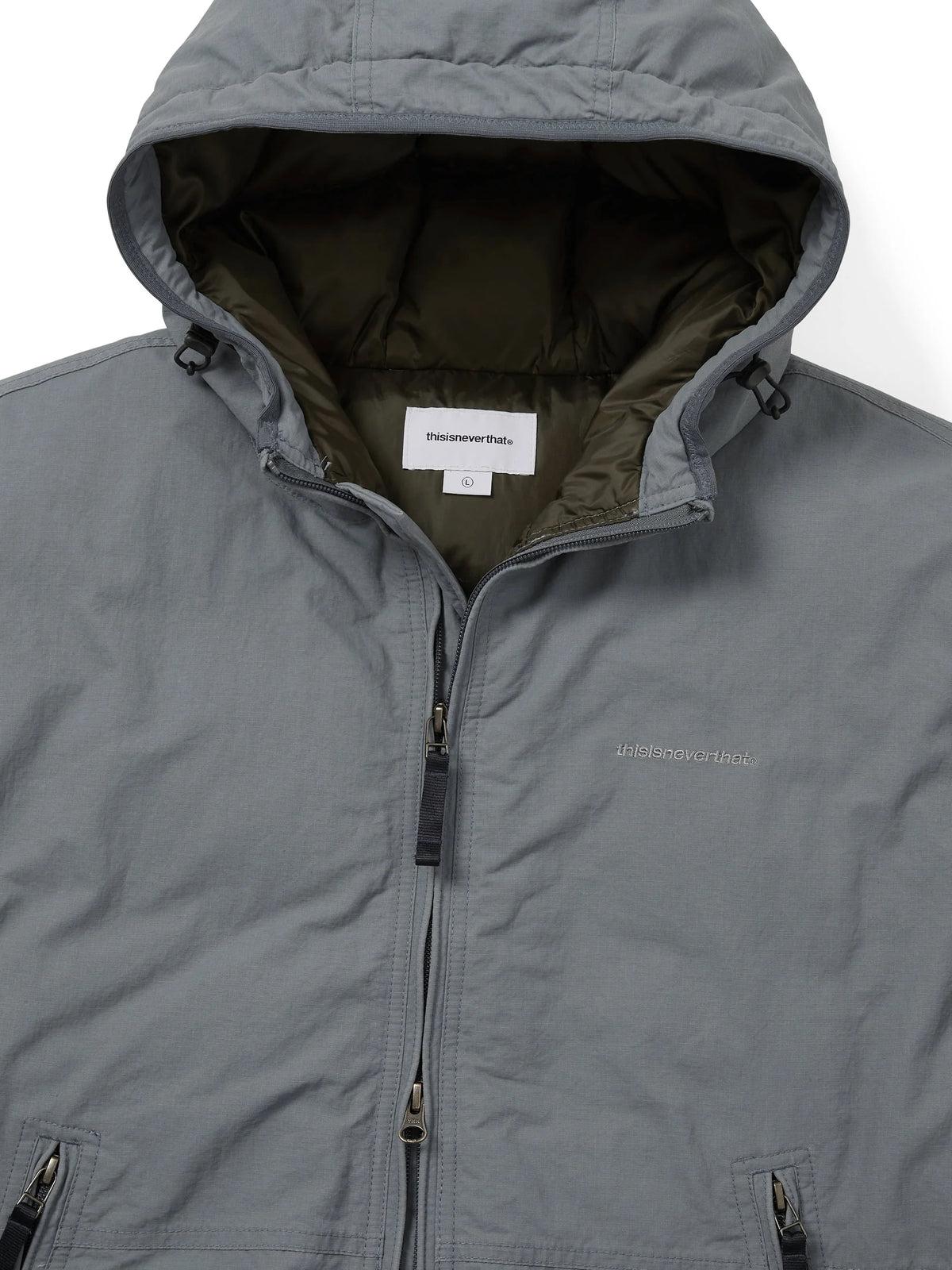 Washed Down Puffer Jacket Slate / THISISNEVERTHAT
