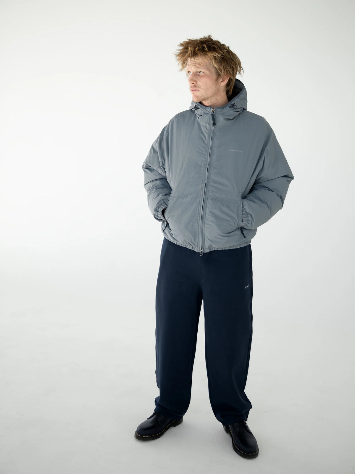 Washed Down Puffer Jacket Slate / THISISNEVERTHAT