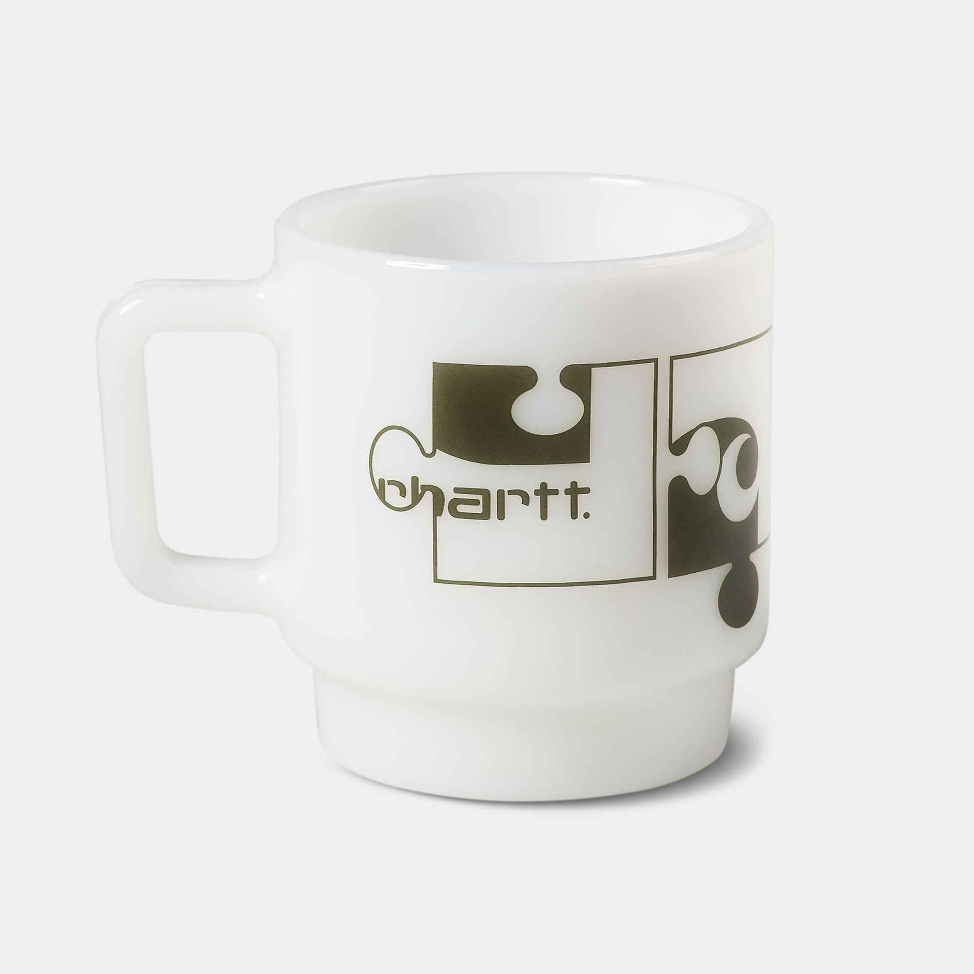 ASSEMBLE GLASS MUG / CARHARTT WIP / WHITE