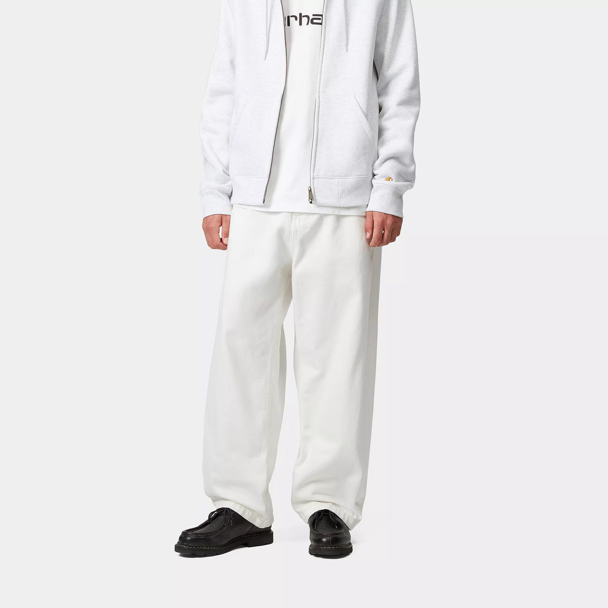 Brandon Pant  / carhartt wip / white rinsed