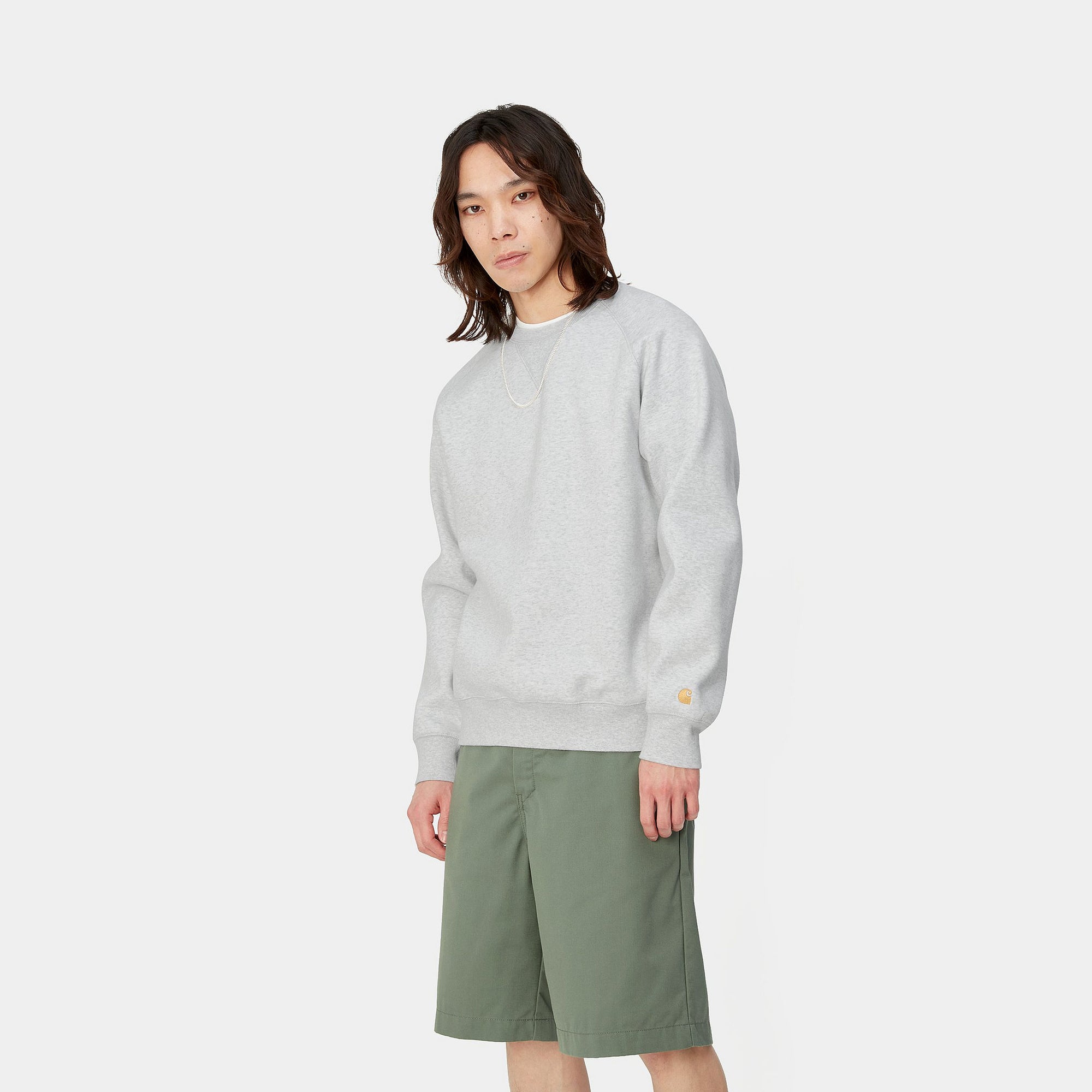 CHASE SWEAT / CARHARTT WIP / GREY HEATHER