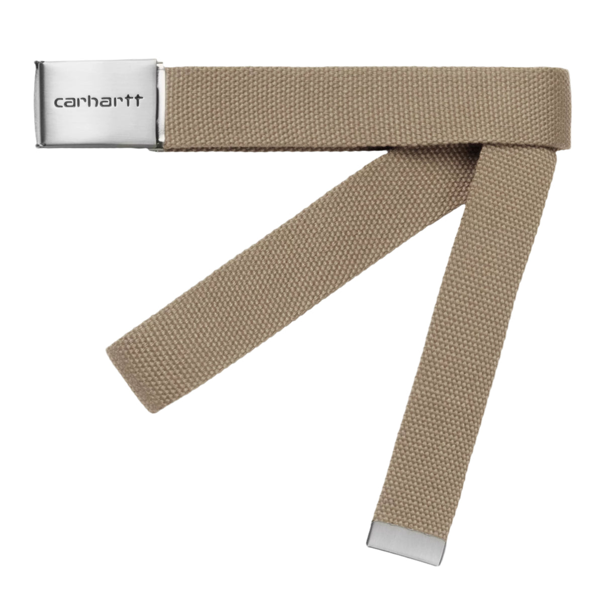 Clip Belt Chrome  / carhartt wip / leather