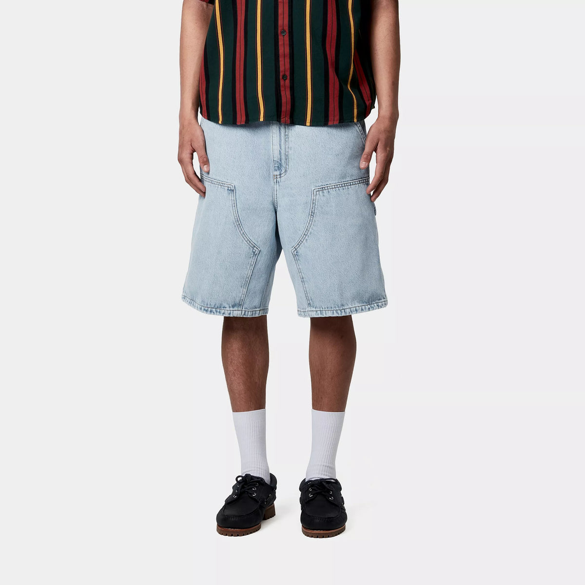 Double Knee Short / carhartt wip / blue heavy stone bleached