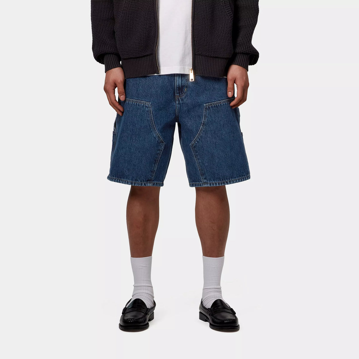Double Knee Short  / carhartt wip / blue stone washed