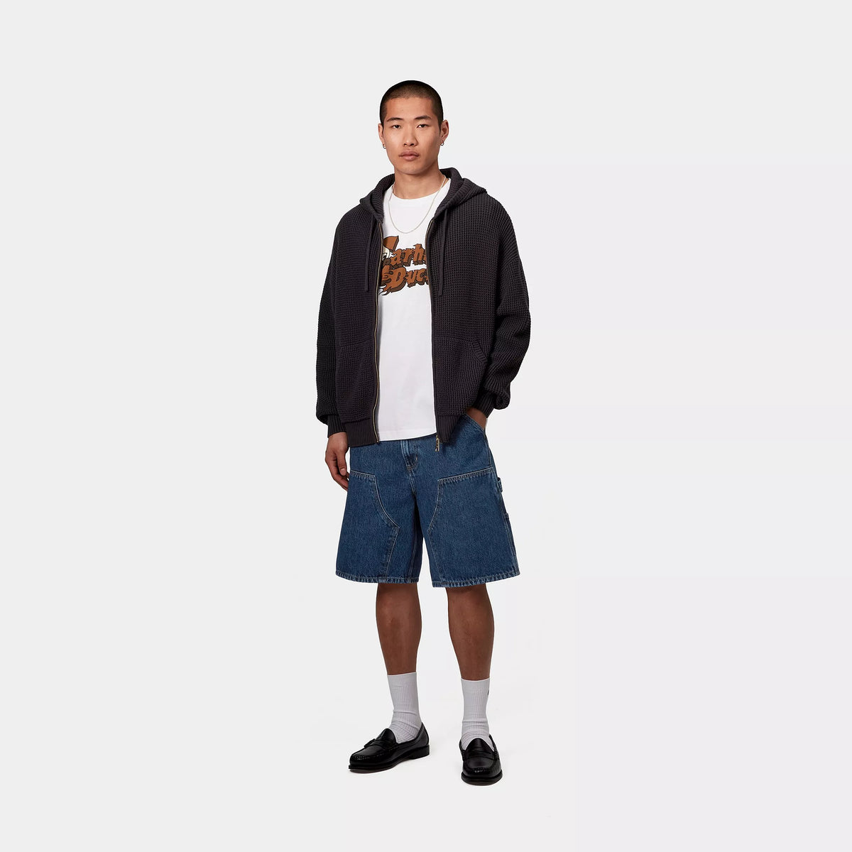 Double Knee Short  / carhartt wip / blue stone washed