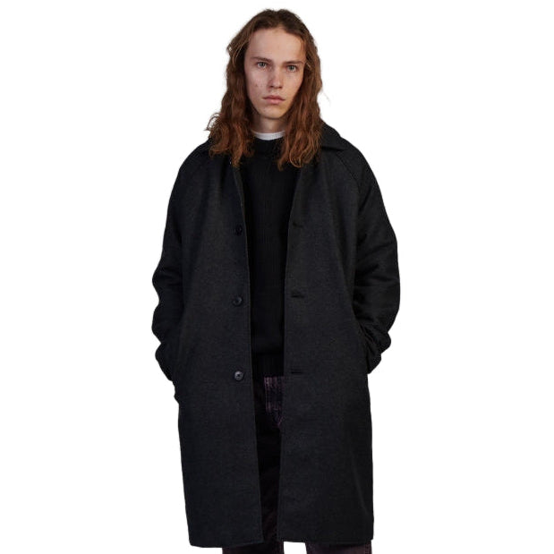 Mac Wool Coat / EDWIN / DARK GREY MARL