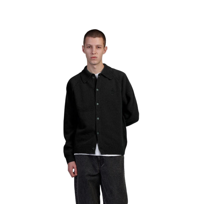 Mars Polo Cardigan / edwin / black