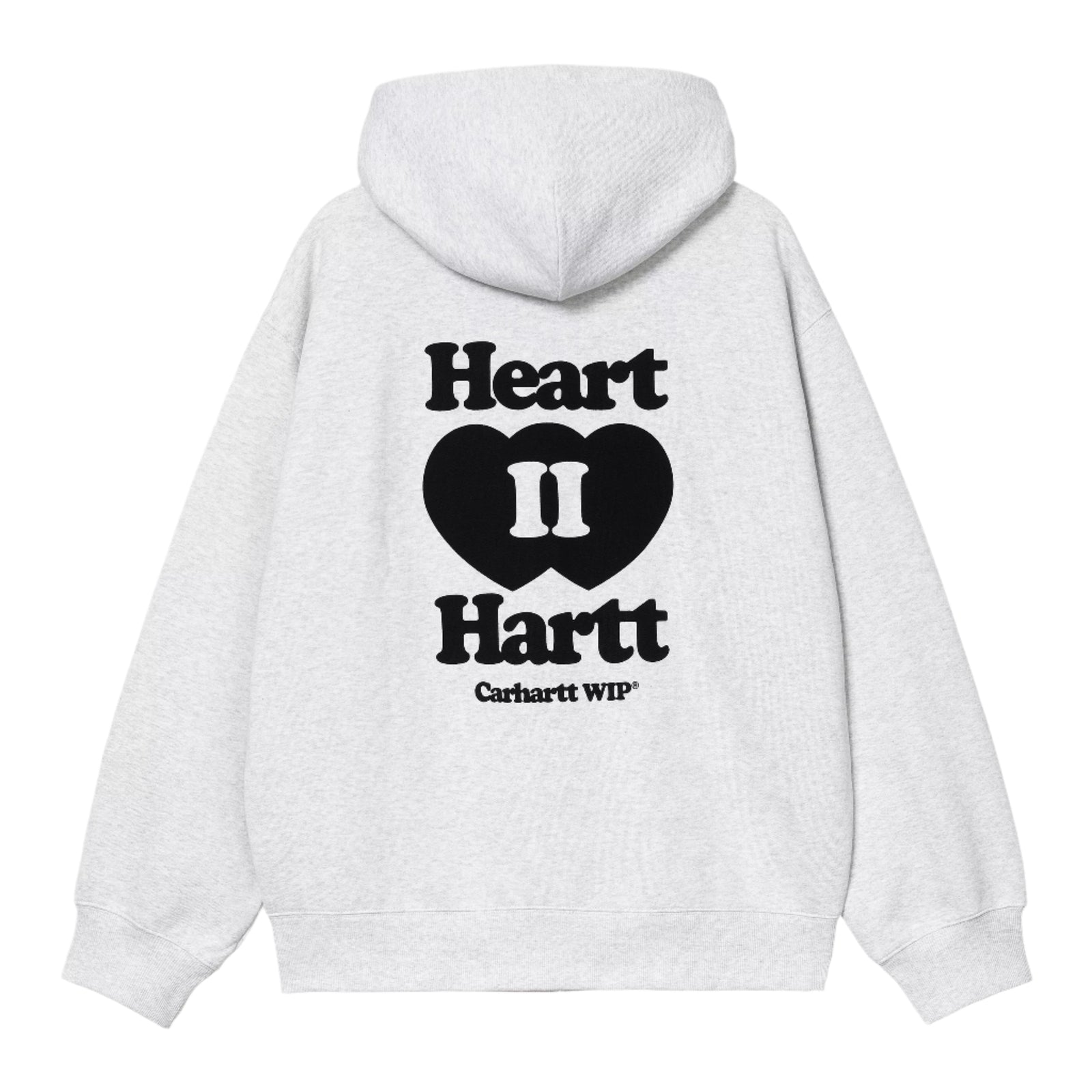 Hooded Heart II Hartt Sweat Jacket / carhartt wip / ash heather