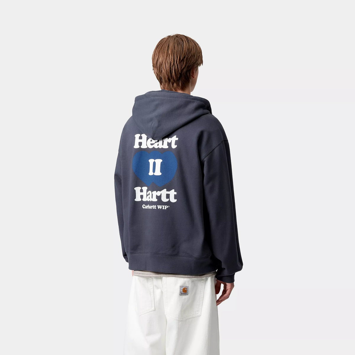 Hooded Heart II Hartt Sweat Jacket / carhartt wip / BLUE